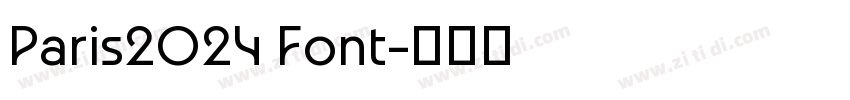 Paris2024 Font字体转换